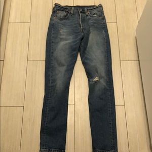 Levi 501 skinny jeans